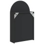 Bathroom cabinet with arched mirror and LED light black 42x13x70 cm by , bathroom vanities - Ref: Foro24-357975, Price: 107,4...