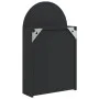 Bathroom cabinet with arched mirror and LED light black 42x13x70 cm by , bathroom vanities - Ref: Foro24-357975, Price: 105,5...