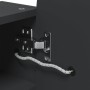 Bathroom cabinet with arched mirror and LED light black 42x13x70 cm by , bathroom vanities - Ref: Foro24-357975, Price: 107,4...