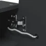 Mueble de baño con espejo arqueado y luz LED negro 42x13x70 cm de , Tocadores de baño - Ref: Foro24-357975, Precio: 105,58 €,...