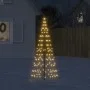 Christmas tree on flagpole 200 warm white LEDs 180cm by , Christmas lights - Ref: Foro24-358108, Price: 21,86 €, Discount: %