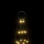 Christmas tree on flagpole 200 warm white LEDs 180cm by , Christmas lights - Ref: Foro24-358108, Price: 21,86 €, Discount: %