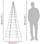 Weihnachtsbaum am Fahnenmast 200 warmweiße LEDs 180cm von , Weihnachtsbeleuchtung - Ref: Foro24-358108, Preis: 21,86 €, Rabat...