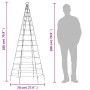Weihnachtsbaum am Fahnenmast 200 warmweiße LEDs 180cm von , Weihnachtsbeleuchtung - Ref: Foro24-358108, Preis: 22,25 €, Rabat...