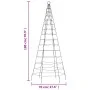 Christmas tree on flagpole 200 warm white LEDs 180cm by , Christmas lights - Ref: Foro24-358108, Price: 21,86 €, Discount: %