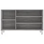 Sonoma Schuhschrank aus grauem Sperrholz 102x36x60 cm von , Schuhregale und Schuhorganisatoren - Ref: Foro24-831418, Preis: 4...