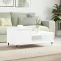 Couchtisch aus Sperrholz glänzend weiß 100x50x45 cm von , Couchtisch - Ref: Foro24-830822, Preis: 51,11 €, Rabatt: %