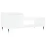 Plywood white glossy coffee table 100x50x45 cm by , Coffee table - Ref: Foro24-830822, Price: 51,11 €, Discount: %