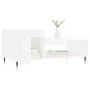 Couchtisch aus Sperrholz glänzend weiß 100x50x45 cm von , Couchtisch - Ref: Foro24-830822, Preis: 51,11 €, Rabatt: %