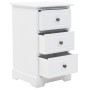 Mesita de noche MDF y madera de pino 35x32x59 cm de vidaXL, Mesitas de noche - Ref: Foro24-245756, Precio: 97,59 €, Descuento: %