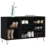 Mueble zapatero madera contrachapada negro 102x36x60 cm de , Zapateros y organizadores de calzado - Ref: Foro24-831413, Preci...