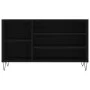 Shoe cabinet made of black plywood wood 102x36x60 cm by , Shoe racks and shoe organizers - Ref: Foro24-831413, Price: 47,57 €...