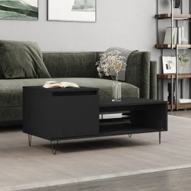 Couchtisch aus Sperrholz schwarz 100x50x45 cm von , Couchtisch - Ref: Foro24-830829, Preis: 47,54 €, Rabatt: %