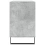 Mueble zapatero madera contrachapada gris hormigón 102x36x60 cm