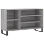 Sonoma Schuhschrank aus grauem Sperrholz 102x36x60 cm von , Schuhregale und Schuhorganisatoren - Ref: Foro24-831426, Preis: 5...