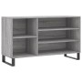 Sonoma Schuhschrank aus grauem Sperrholz 102x36x60 cm von , Schuhregale und Schuhorganisatoren - Ref: Foro24-831426, Preis: 5...