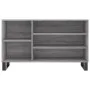 Sonoma Schuhschrank aus grauem Sperrholz 102x36x60 cm von , Schuhregale und Schuhorganisatoren - Ref: Foro24-831426, Preis: 5...