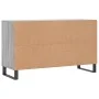 Sonoma Schuhschrank aus grauem Sperrholz 102x36x60 cm von , Schuhregale und Schuhorganisatoren - Ref: Foro24-831426, Preis: 5...