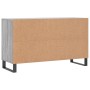 Sonoma Schuhschrank aus grauem Sperrholz 102x36x60 cm von , Schuhregale und Schuhorganisatoren - Ref: Foro24-831426, Preis: 5...