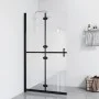 Folding shower screen with semi-frosted ESG glass, 100x190cm. by , Shower walls and screens - Ref: Foro24-151189, Price: 232,...