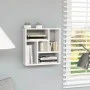 White plywood wall shelf 45.1x16x45.1 cm by , Shelves and shelves - Ref: Foro24-802948, Price: 30,73 €, Discount: %