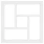 Estantería de pared madera contrachapada blanco 45,1x16x45,1 cm de , Estantes y estanterías - Ref: Foro24-802948, Precio: 30,...