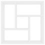 Wandregal Sperrholz weiß 45,1x16x45,1 cm von , Regale und Regale - Ref: Foro24-802948, Preis: 30,73 €, Rabatt: %