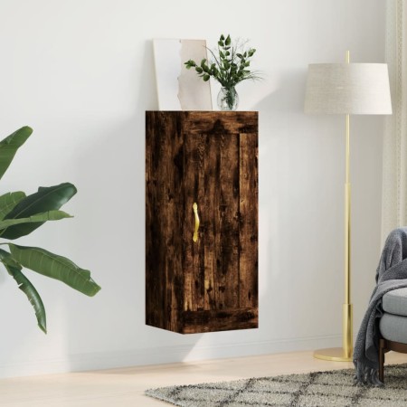 Wandschrank Holzwerkstoff Räuchereiche 34,5x34x90 cm von , Sideboards - Ref: Foro24-835023, Preis: 46,95 €, Rabatt: %