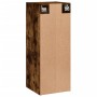 Wandschrank Holzwerkstoff Räuchereiche 34,5x34x90 cm von , Sideboards - Ref: Foro24-835023, Preis: 46,95 €, Rabatt: %