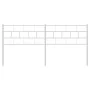 Cabecero de metal blanco 160 cm de , Cabeceros y pies de cama - Ref: Foro24-355743, Precio: 30,23 €, Descuento: %