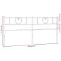 Cabecero de metal blanco 193 cm de , Cabeceros y pies de cama - Ref: Foro24-355549, Precio: 37,22 €, Descuento: %