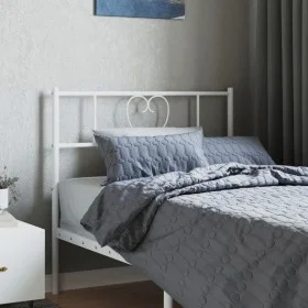 Kopfteil aus weißem Metall, 90 cm von , Kopf- und Fußteile - Ref: Foro24-355540, Preis: 26,78 €, Rabatt: %