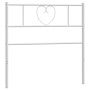 Cabecero de metal blanco 90 cm de , Cabeceros y pies de cama - Ref: Foro24-355540, Precio: 27,25 €, Descuento: %