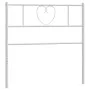 Cabecero de metal blanco 90 cm de , Cabeceros y pies de cama - Ref: Foro24-355540, Precio: 26,78 €, Descuento: %