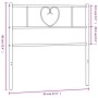Kopfteil aus weißem Metall, 90 cm von , Kopf- und Fußteile - Ref: Foro24-355540, Preis: 27,25 €, Rabatt: %