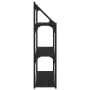 Wall shelf 3 levels engineered wood black 80x21x78.5cm by , Shelves and shelves - Ref: Foro24-835454, Price: 45,29 €, Discoun...