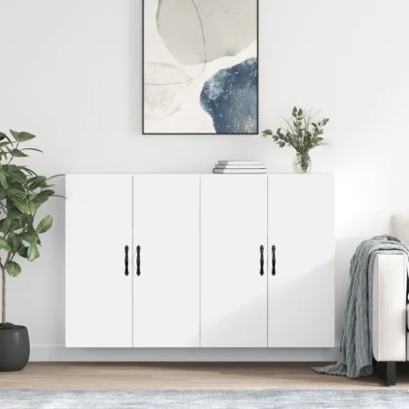 Wandschränke 2 Stk. Holzwerkstoff weiß von , Sideboards - Ref: Foro24-3197889, Preis: 160,66 €, Rabatt: %