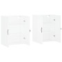 Wall cabinets 2 units engineered wood white by , Sideboards - Ref: Foro24-3197889, Price: 161,83 €, Discount: %