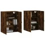 Wandschränke 2 Stk. Holzwerkstoff Eiche geräuchert von , Sideboards - Ref: Foro24-3197894, Preis: 158,99 €, Rabatt: %