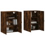 Wandschränke 2 Stk. Holzwerkstoff Eiche geräuchert von , Sideboards - Ref: Foro24-3197894, Preis: 161,96 €, Rabatt: %