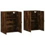 Wandschränke 2 Stk. Holzwerkstoff Eiche geräuchert von , Sideboards - Ref: Foro24-3197894, Preis: 158,99 €, Rabatt: %