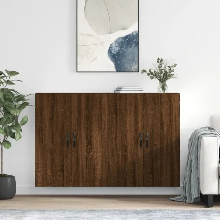 Wandschränke 2 Stk. Holzwerkstoff braune Eiche von , Sideboards - Ref: Foro24-3197896, Preis: 141,70 €, Rabatt: %
