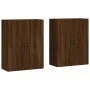 Wandschränke 2 Stk. Holzwerkstoff braune Eiche von , Sideboards - Ref: Foro24-3197896, Preis: 141,70 €, Rabatt: %