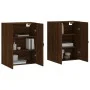 Armarios de pared 2 uds madera de ingeniería marrón roble de , Aparadores - Ref: Foro24-3197896, Precio: 141,53 €, Descuento: %
