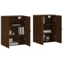 Wandschränke 2 Stk. Holzwerkstoff braune Eiche von , Sideboards - Ref: Foro24-3197896, Preis: 143,43 €, Rabatt: %