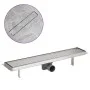 Linearer Duschablauf aus Edelstahl 630x140 mm von vidaXL, Abflüsse - Ref: Foro24-142172, Preis: 54,86 €, Rabatt: %