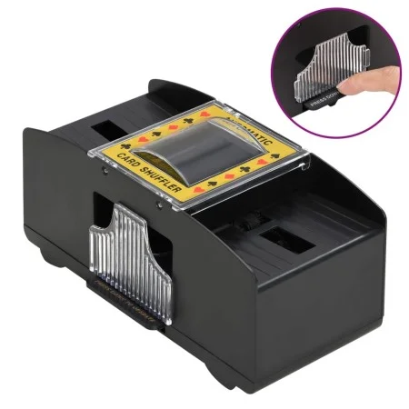 Automatic black card shuffler for 2 decks by , Poker cases and chips - Ref: Foro24-80419, Price: 18,19 €, Discount: %