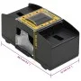 Automatic black card shuffler for 2 decks by , Poker cases and chips - Ref: Foro24-80419, Price: 18,19 €, Discount: %