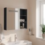 Mueble de baño con espejo y luz LED gris 60x13x52 cm de , Tocadores de baño - Ref: Foro24-357970, Precio: 91,22 €, Descuento: %