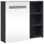 Badmöbel mit Spiegel und grauem LED-Licht 60x13x52 cm von , Badezimmerwaschtische - Ref: Foro24-357970, Preis: 90,15 €, Rabat...